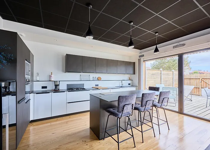 La Bouteille à La Mer-maison Darchitecte Jacuzzi Casa de Férias Barneville-Carteret